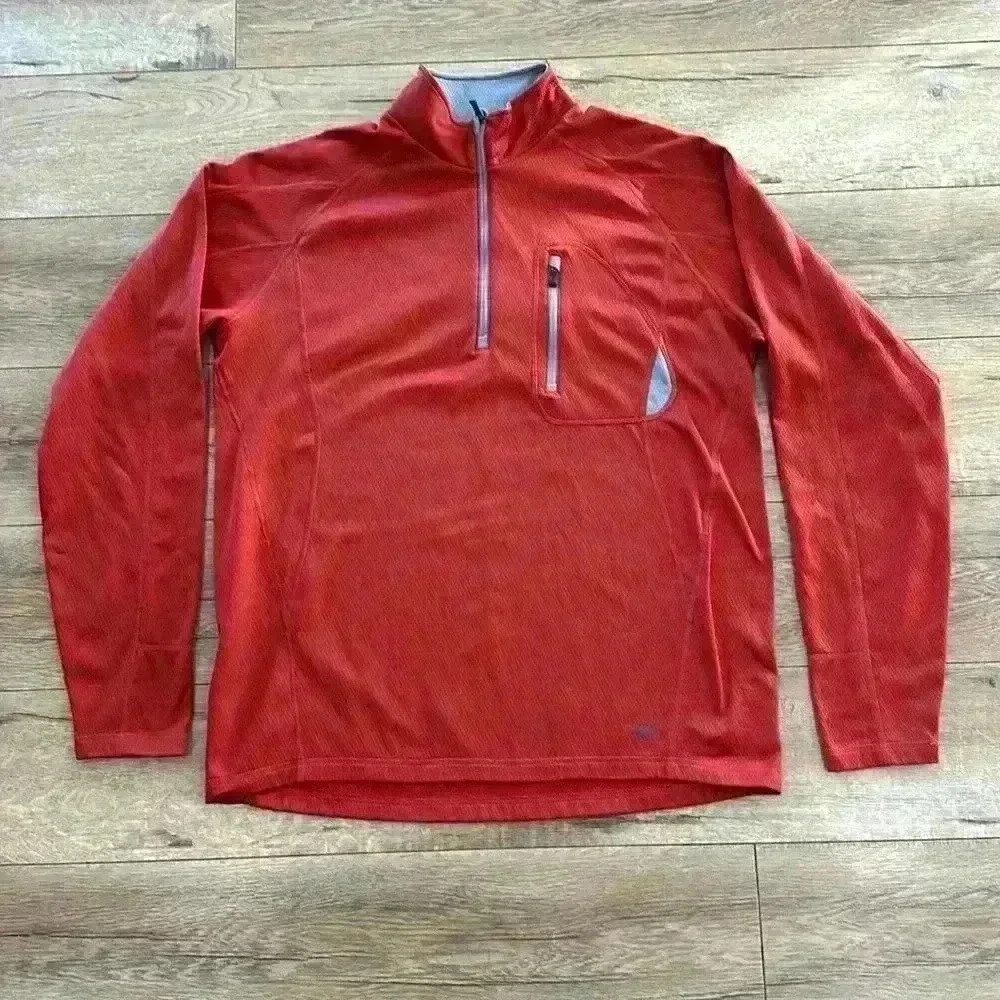 REI Men’s Quarter Zip Pullover Size L in Excellent Condition